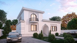 Proiect casa cu piscina pentru doua familii - Voluntari Proiect casa cu piscina pentru doua familii - Voluntari